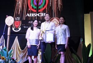 ABS-CBN named Best TV Station by Lyceum Batangas