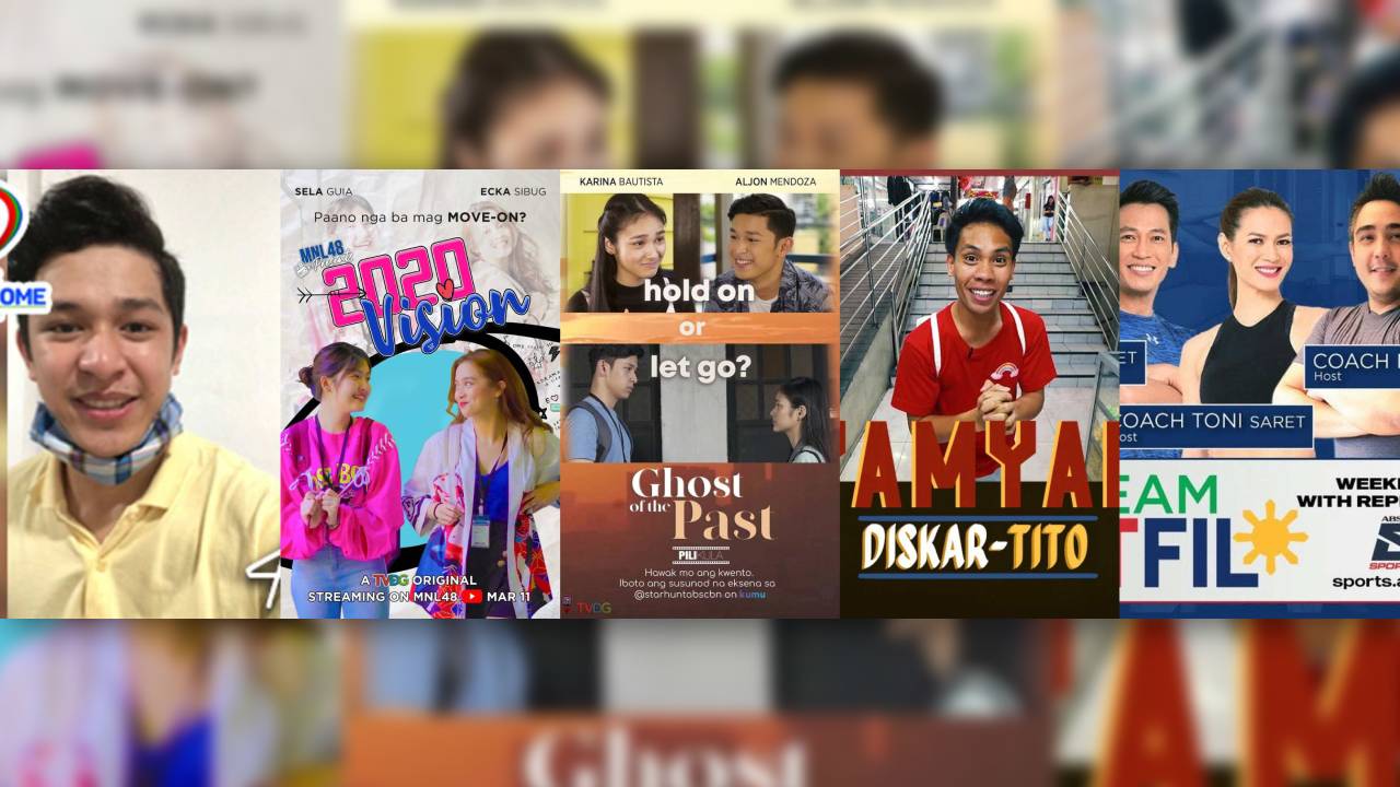 5 ABS-CBN digital shows that you can watch while in quarantine