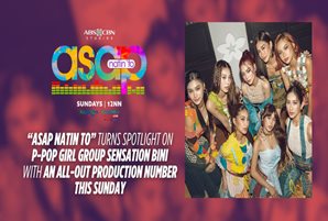 "ASAP Natin To" turns spotlight on P-Pop girl group sensation BINI with an all-out production number this Sunday