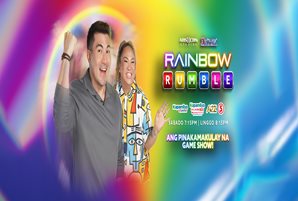 ABS-CBN launches most colorful game show "Rainbow Rumble"