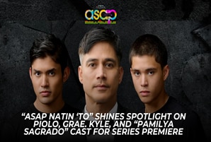 "ASAP Natin 'To" shines spotlight on Piolo, Grae, Kyle and "Pamilya Sagrado" cast for series premiere