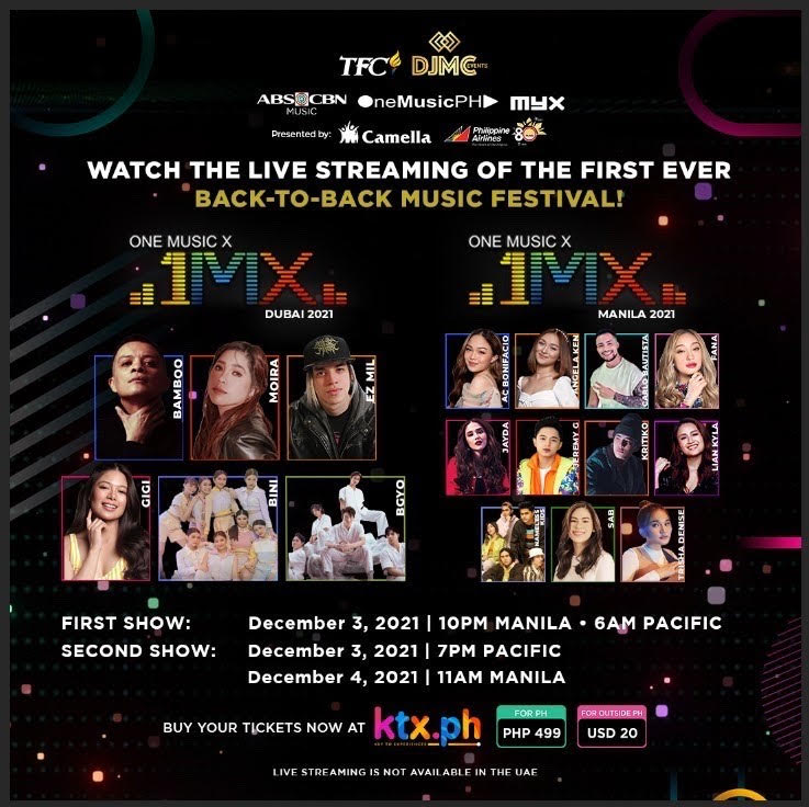 The Modern Filipino Sound is ready to Rock the World with the Back-to-Back Music Experience of “1MX Dubai 2021” and “1MX Manila 2021”