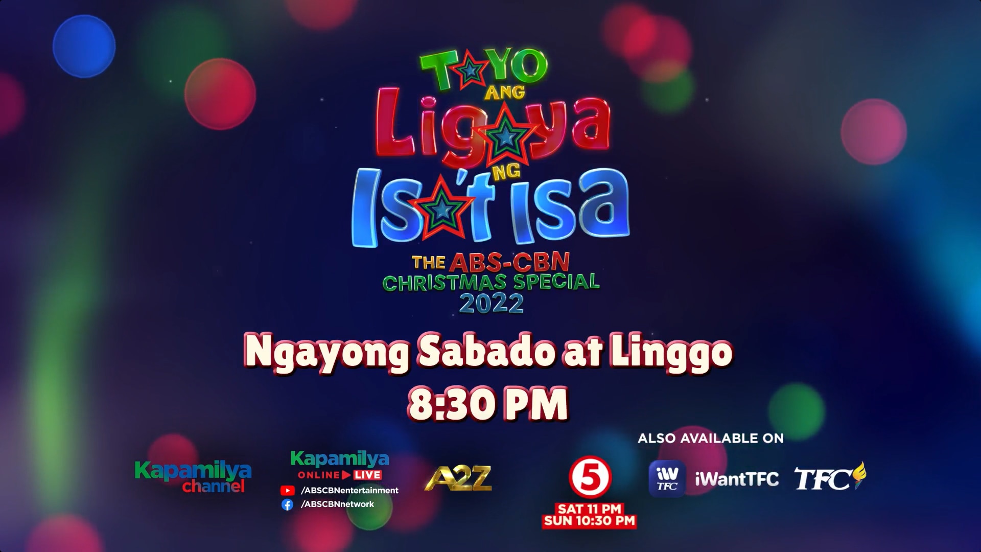ABS CBN CHRISTMAS SPECIAL PLATFORMS