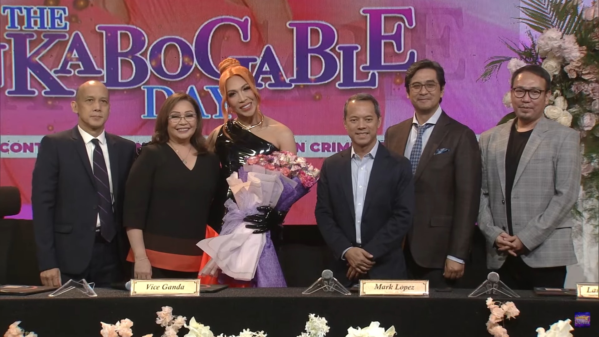 VICE GANDA WITH THE ABS CBN EXECUTIVES