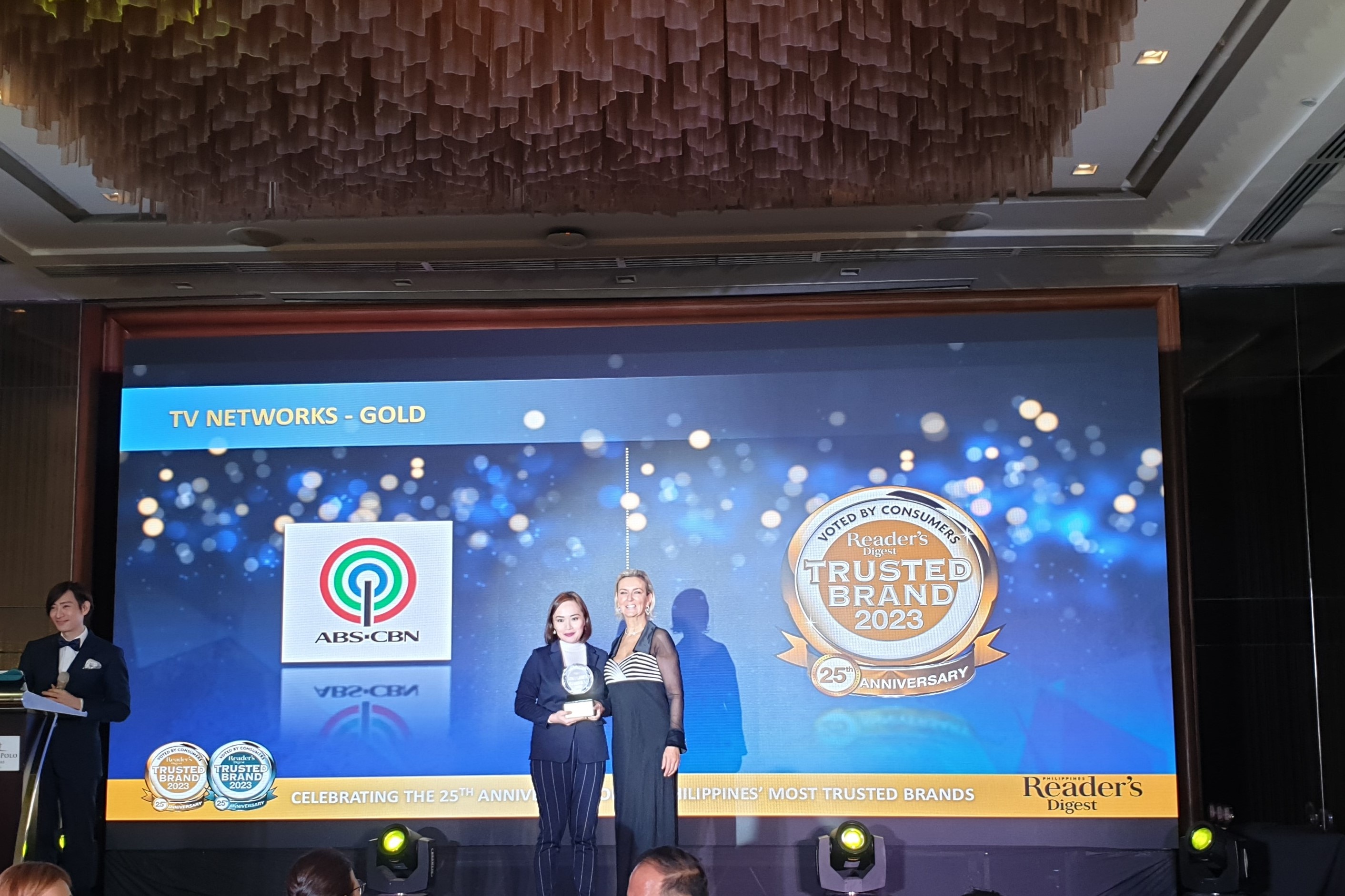 ABS CBN Corp  bags Gold award at Reader's Digest Trusted Brand 2023