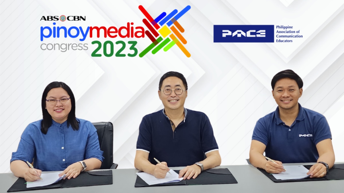 ABS CBN AND PACE SIGN MOA FOR PINOY MEDIA CONGRESS