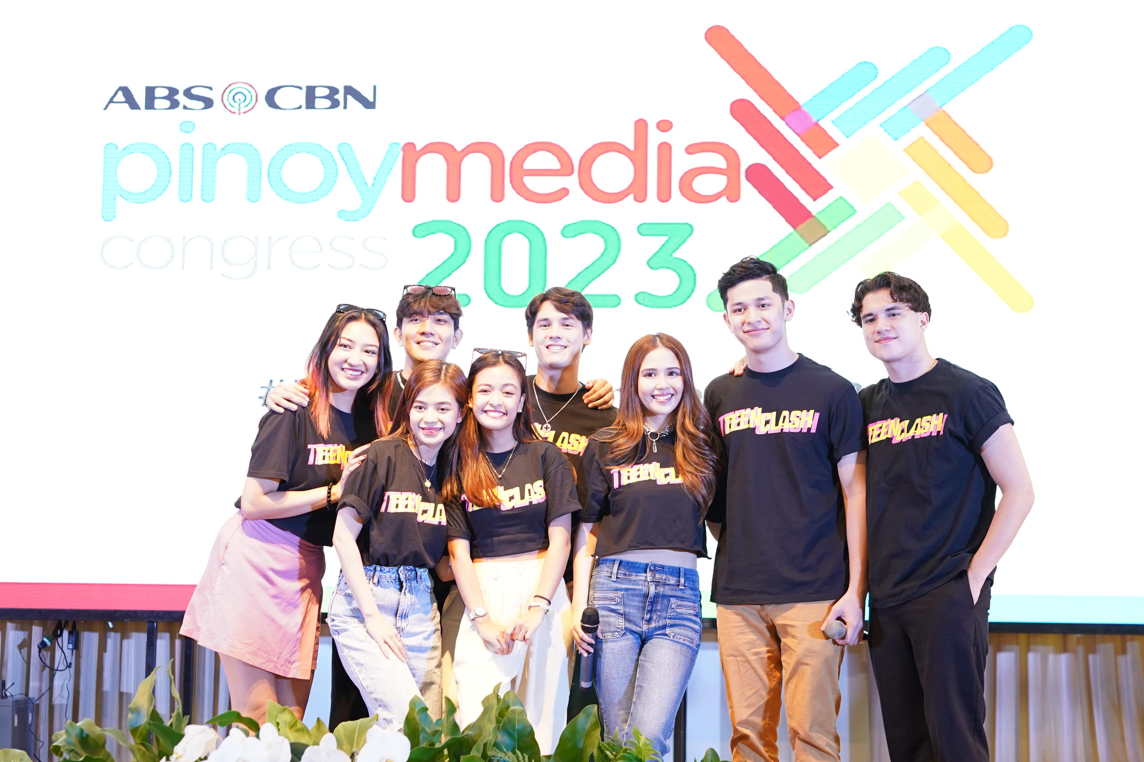 Teen Clash stars join the fun at the Pinoy Media Congress 2023