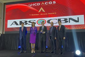 ABS-CBN cited for good governance, wins ACGS Golden Arrow Award anew