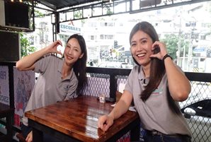 Victoria Tulad and vlogger Jessica Lee become restaurant servers for a day in “Tao Po”
