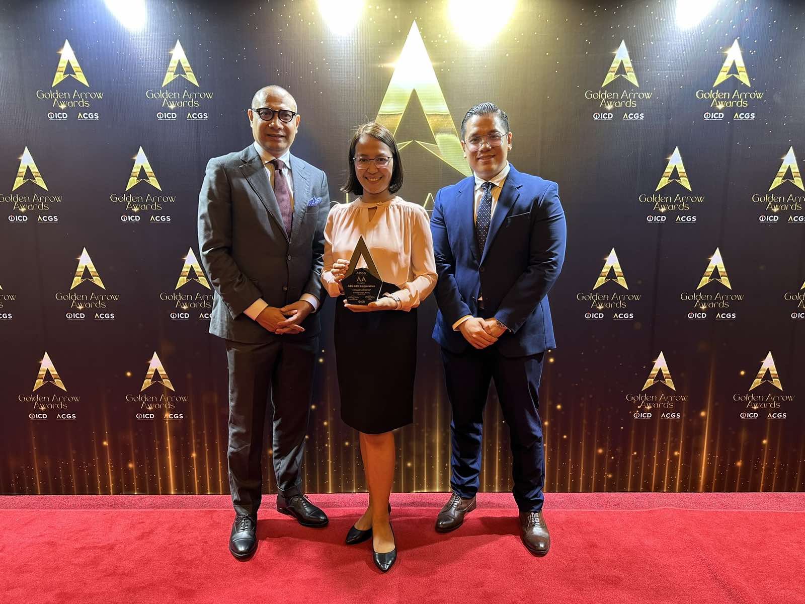 ABS-CBN receives ACGS Golden Arrow Award for Good Corporate Governance