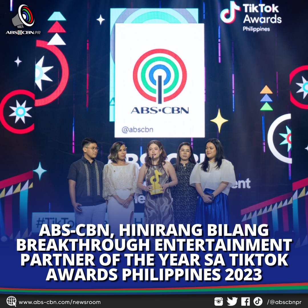 ABS CBN HINIRANG BILANG BREAKTHROUGH PARTNER OF THE YEAR