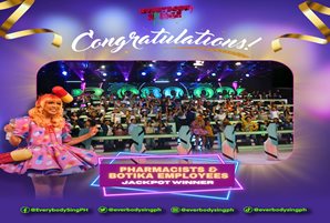 Pharmacists and drug store employees win more than P2 million in “Everybody, Sing!”