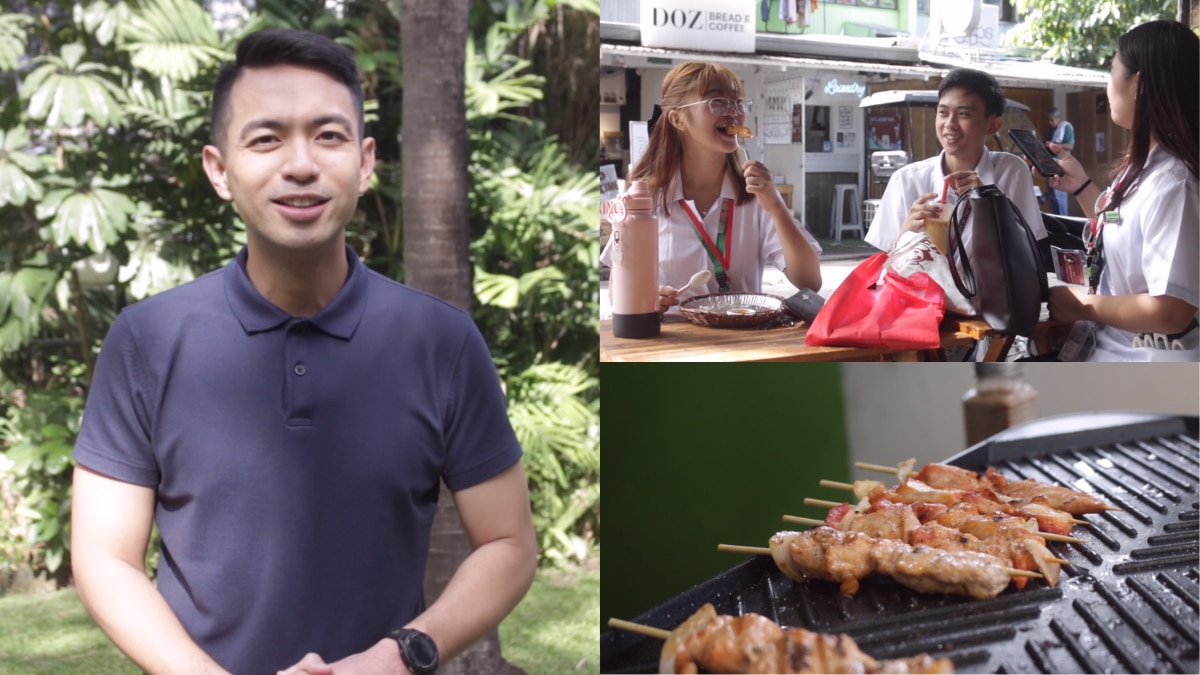 Migs Bustos visits famous food haven in UP Diliman