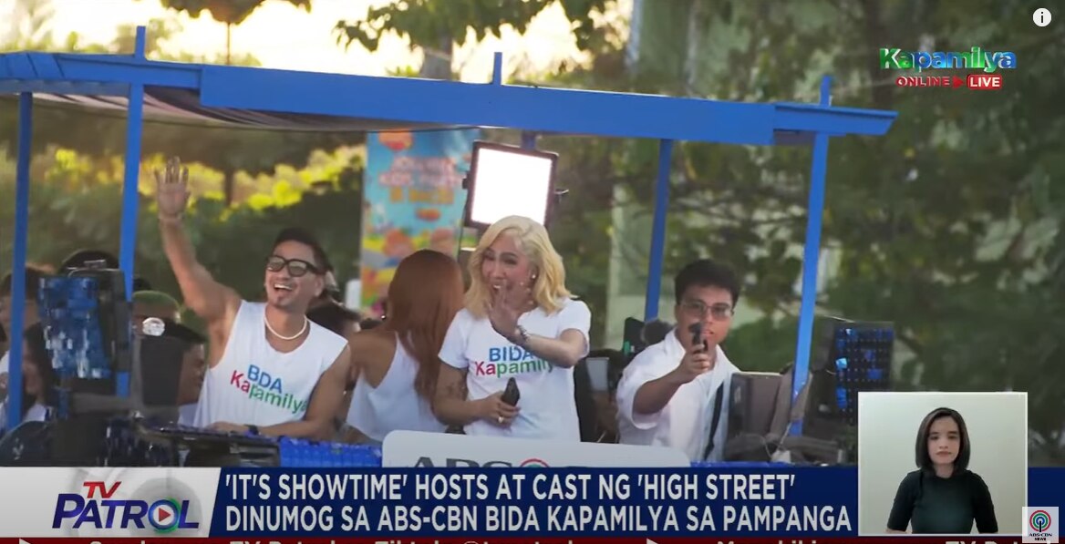 It's Showtime Hosts During The Bida Kapamilya Float Parade In Pampanga