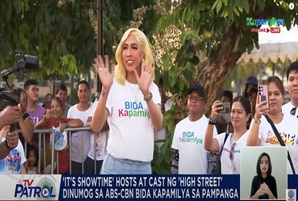 ABS-CBN'S "It's Showtime" and "High Street" stars draw huge crowd in Pampanga
