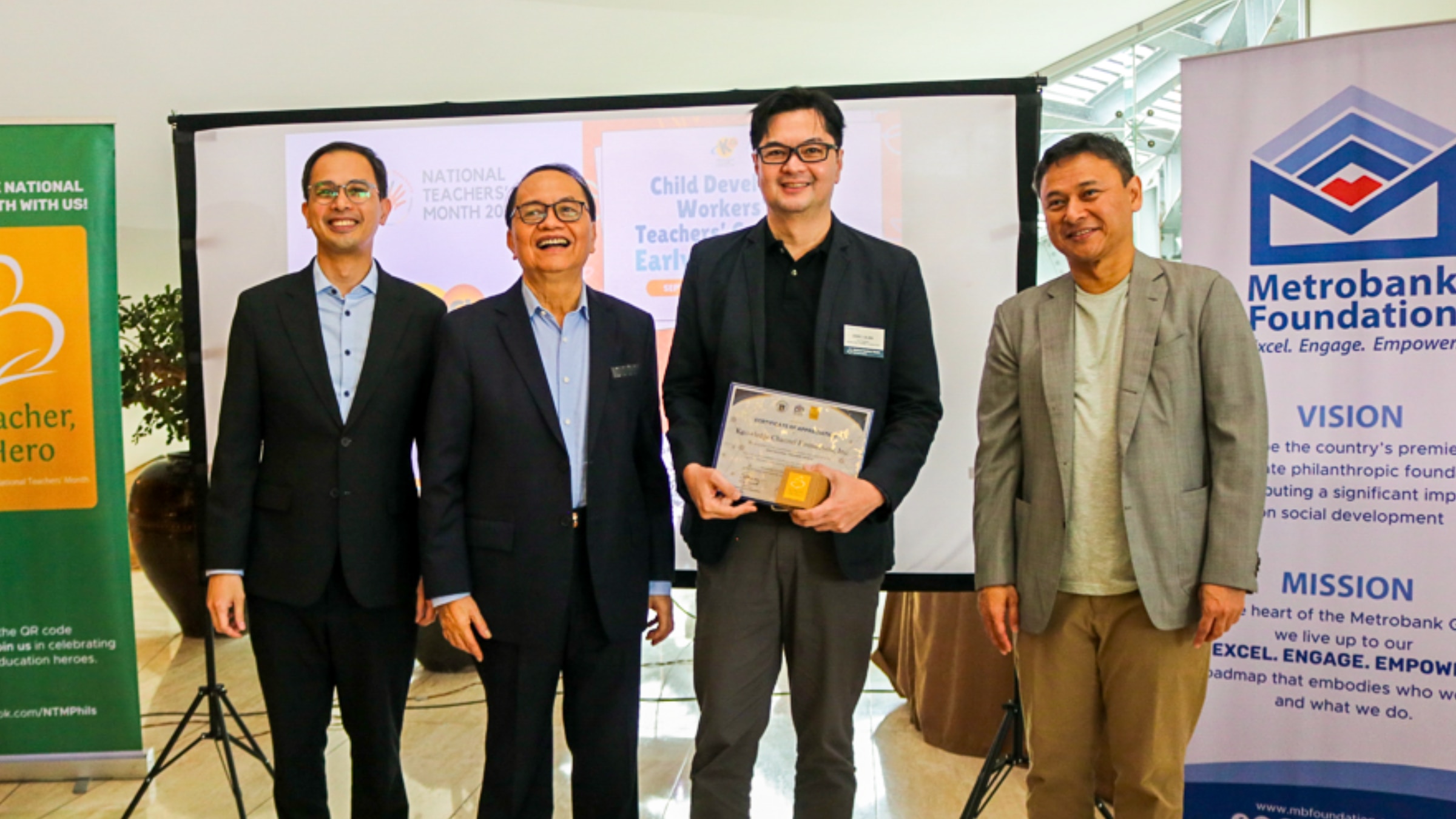 DepEd, NTMCC honor Knowledge Channel for supporting educators