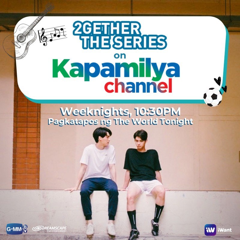 2gether The Series airs on Kapamilya Channel
