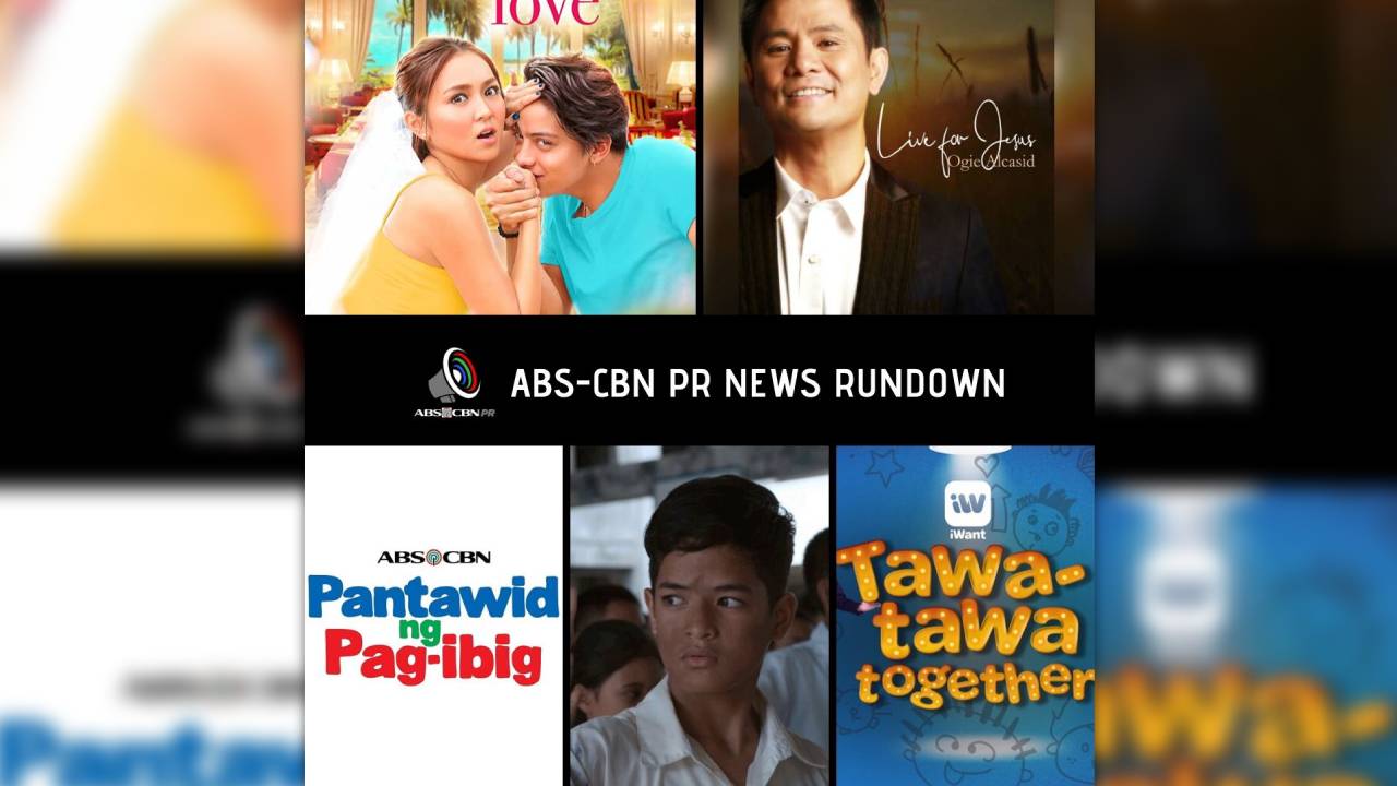 ABS-CBN's blockbuster films premier on China cable TV, Ogie collabs with Regine, couple Gary and Jaya for new worship song