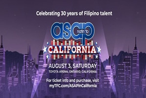 ABS-CBN Studios, TFC bring "ASAP Natin 'To California" to Toyota Arena in Ontario on August 3  to celebrate TFC's 30th anniversary