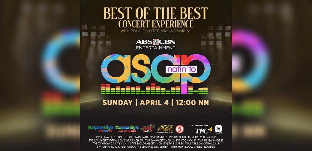 Best of the best all-star party this Easter Sunday on 'ASAP Natin 'To'