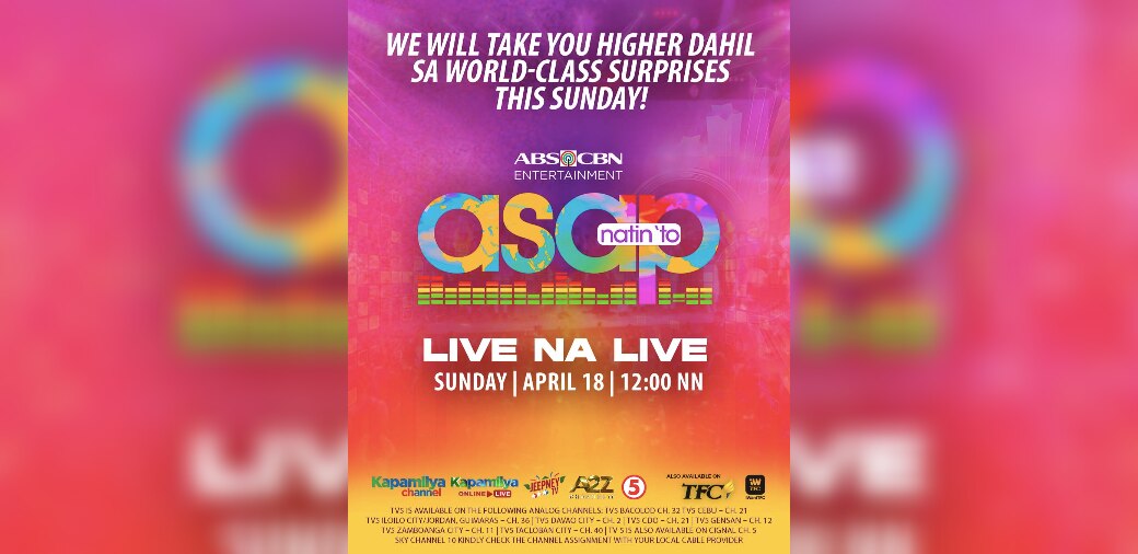 'ASAP Natin 'To' takes viewers higher with live concert performances this Sunday