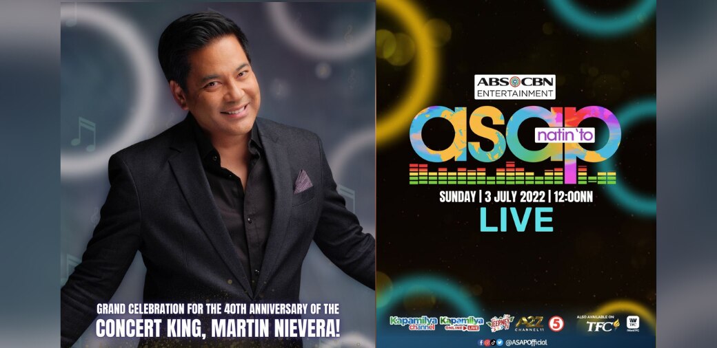 Martin marks his 40th anniversary in showbiz live on 'ASAP Natin 'To'