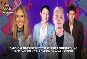 Catch Sarah G's freshest treat and a superb collab from Bamboo, Kyle, and Darren on 'ASAP Natin 'To'
