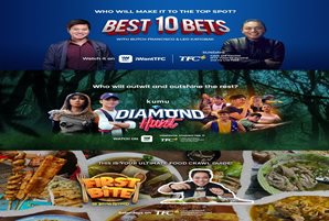 TFC, iWantTFC and TFC IPTV bring "Best 10 Bets," "Diamond Hunt," and "First Bite" to viewers worldwide