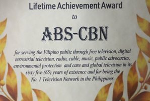 ABS-CBN earns Lifetime Achievement Award from Gawad Tanglaw