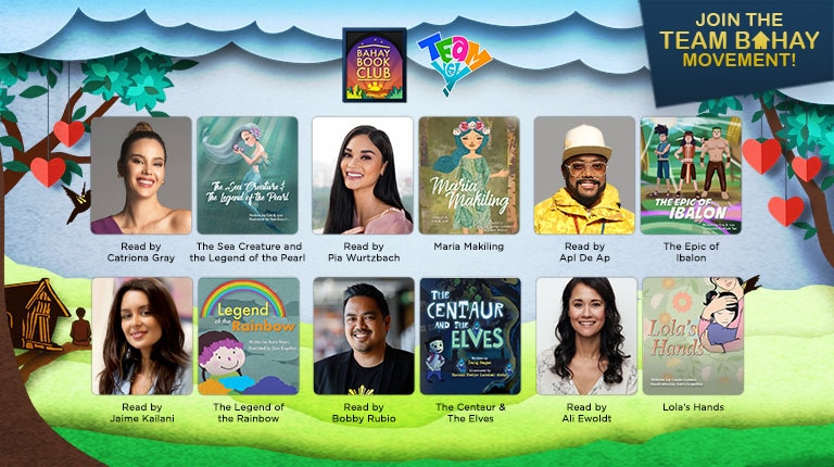 Catriona Gray, Pia Wurtzbach, Apl De Ap, Jaime Kailani, Bobby Rubio, and Ali Ewoldt narrate for TFC’s “Bahay Book Club” season 2