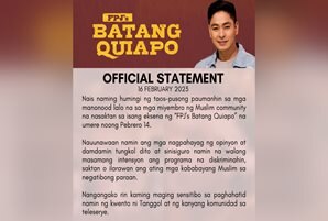 Opisyal na pahayag ng "FPJ's Batang Quiapo"