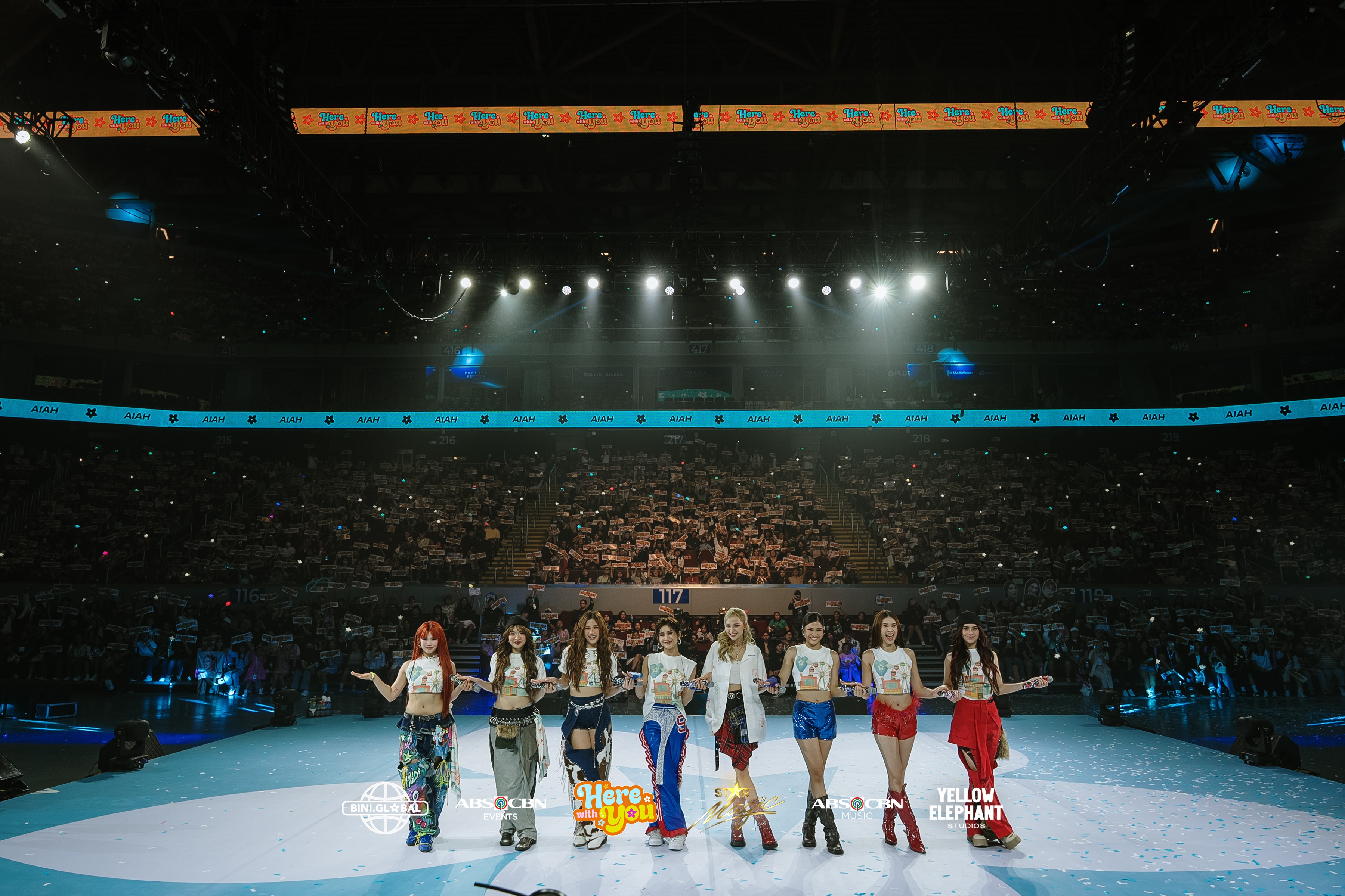 BINI comes home with "Here WIth You" fan meet at jam-packed MOA Arena