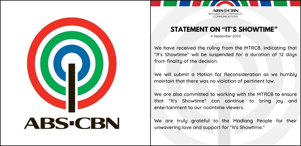 STATEMENT ON IT'S SHOWTIME