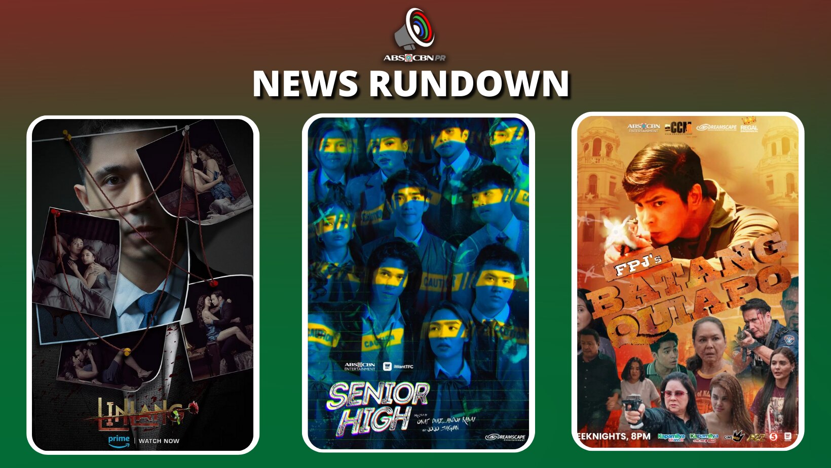 #ABSCBNPRNewsRundown I LINLANG FEVER IS ON; RETAINS TOP SPOT ON PRIME VIDEO PH Here are this week’s top stories!