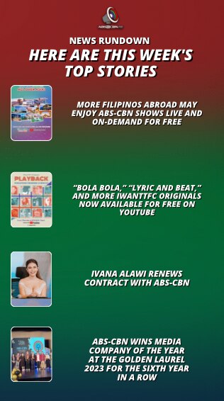 News Rundown: MORE FILIPINOS ABROAD MAY ENJOY ABS-CBN SHOWS LIVE AND ON-DEMAND FOR FREE
