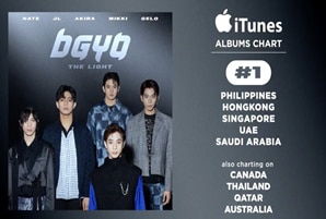 BGYO's "The Light" peaks at the no.1 spot on Itunes Albums Chart in 5 countries