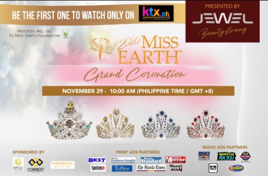 Miss Earth 2020 prelims and coronation night stream on KTX.PH