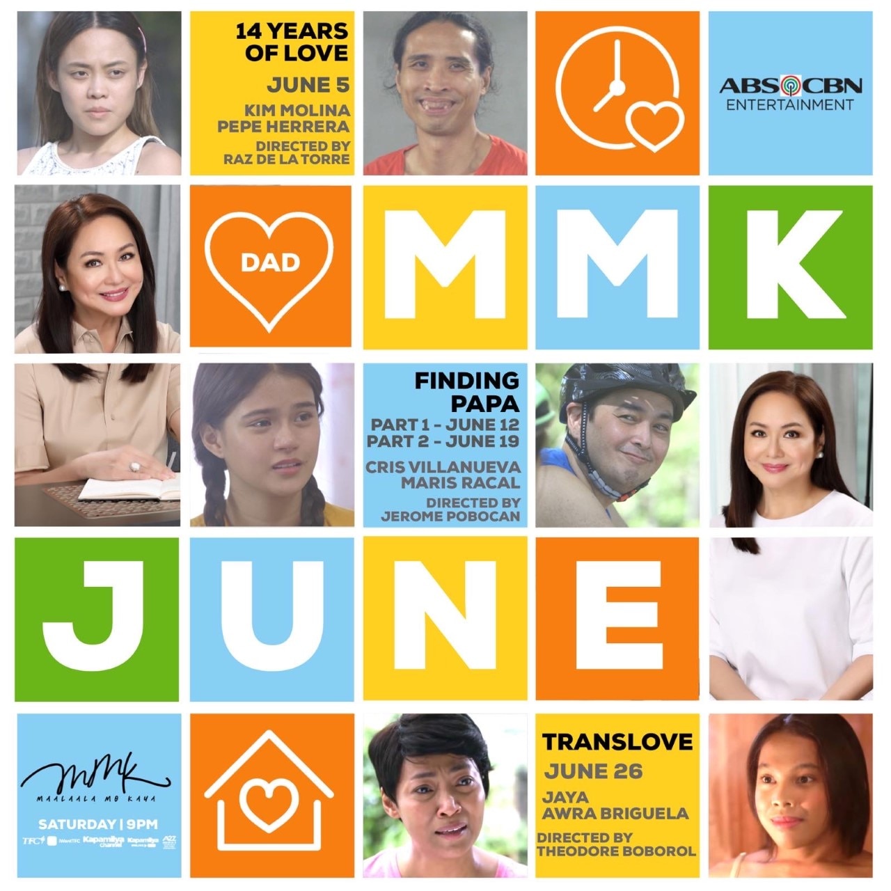 Maris, Cris, Pepe, Kim, Awra, and Jaya headline "MMK" this June