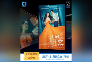 "The Girl In The Orange Dress" airs on Cinema One this Sunday