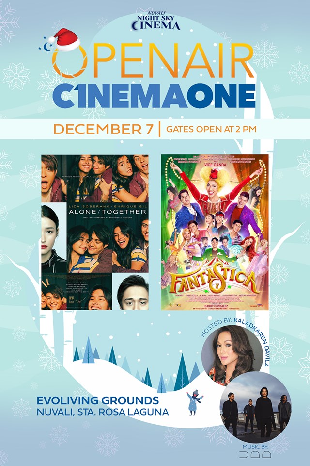 'Fantastica' and 'Alone Together' are the featured films in OpenAir Cinema One this Dec 8 (2)