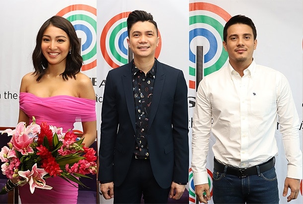 Nadine, Vhong, and Ejay stay with ABS-CBN
