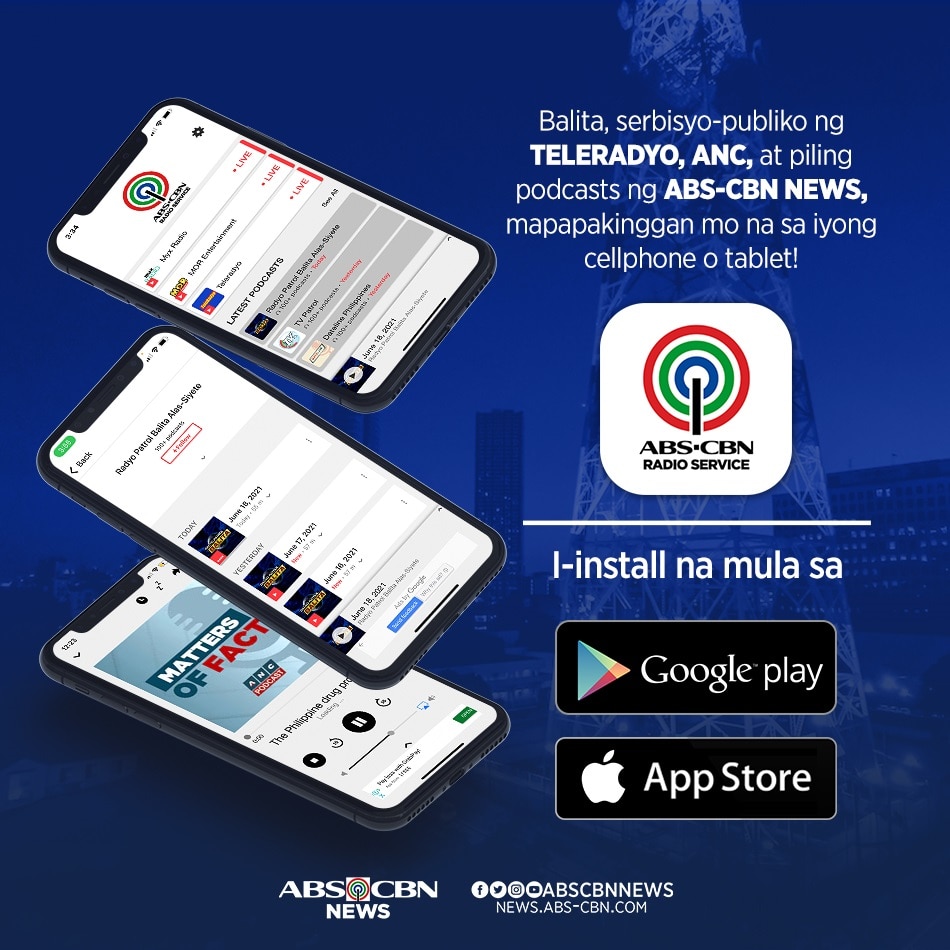 Tuloy pa rin ang paghahatid ng balita at serbisyo publiko ng ABS CBN News sa Radio Service App