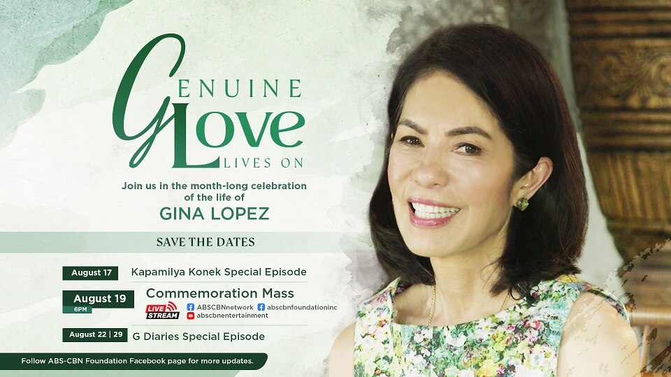 Gina Lopez's Genuine Love lives on