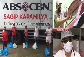 ABS-CBN Foundation delivers food packs, hot meals to Filipinos hit by typhoon and pandemic