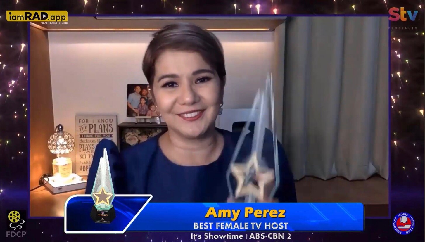 Amy Perez   Best Female TV Host, It's Showtime