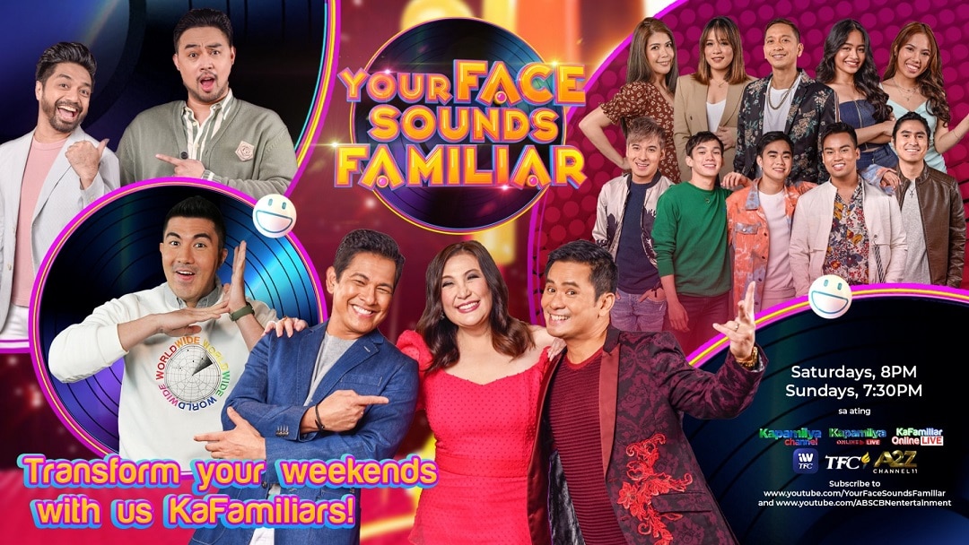 Catch Your Face Sounds Familiar Season 3 on Kapamilya Channel, A2Z channel 11, Kapamilya Online Live, iWantTFC, and TFC_3