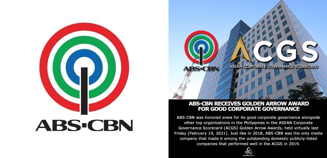 ABS-CBN receives Golden Arrow award for good corporate governance