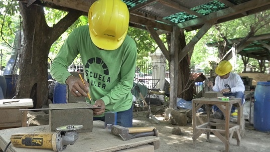 Dayaw meets the young artisans, craftsmen, and technical workers of Escuela Taller_