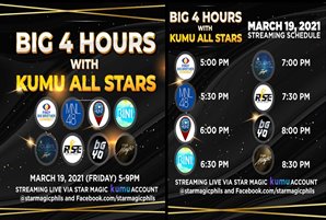“Big 4 Hours” event brings Kapamilya stars on Kumu today (Fri)