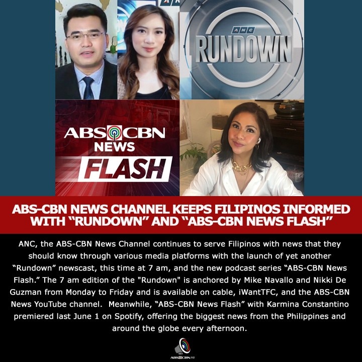 Artcard   ANC KEEPS FILIPINOS INFORMED WITH “RUNDOWN AND “ABS CBN NEWS FLASH”